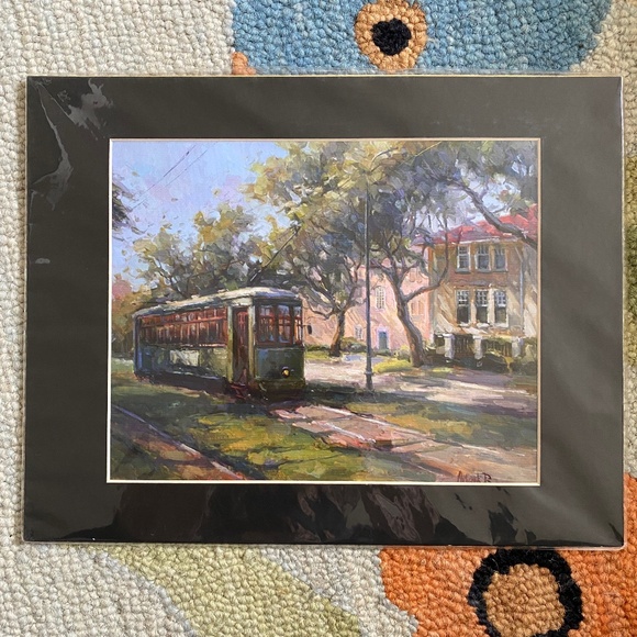 Y2K I Streetcar St. Charles Ave. New Orleans by Ukrainian Artist Roman Motuzok - Picture 1 of 13